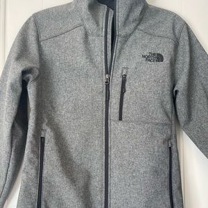 North Face windfall jacket, gray, Mens XS